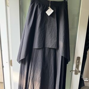 NWT Brunello Cucinelli Black Maxi Skirt